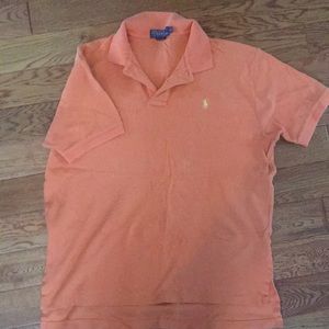 Men’s orange polo